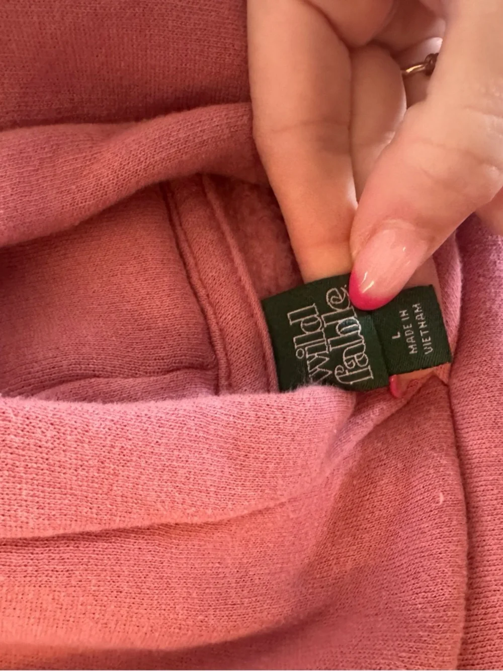wild fable Rose Pink Pullover Hoodie - Picture 2 of 2